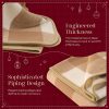 Christmas Faux Wool Throw Blanket Beige