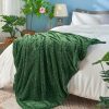 img-334ebfc25644558762af Fleece Throw Blanket Green
