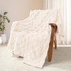 3D Checkered Fleece Throw Blanket