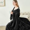 Soft Fleece Throw Blanket Black