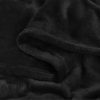 Soft Fleece Throw Blanket Black