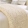 Chunky Knit Throw Blanket