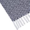 img-6bc2b032e40c1f78cce2 Cotton Throw Blanket Navy Double Diamond