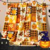 Halloween Fleece Throw Blanket