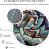 img-7274747eac90cc80b613 Knitted Throw Blanket with Tassels