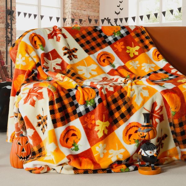Halloween Fleece Throw Blanket