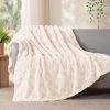 3D Checkered Fleece Throw Blanket