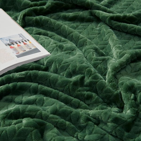 img-9acbc6870803cd29fbfb Fleece Throw Blanket Green