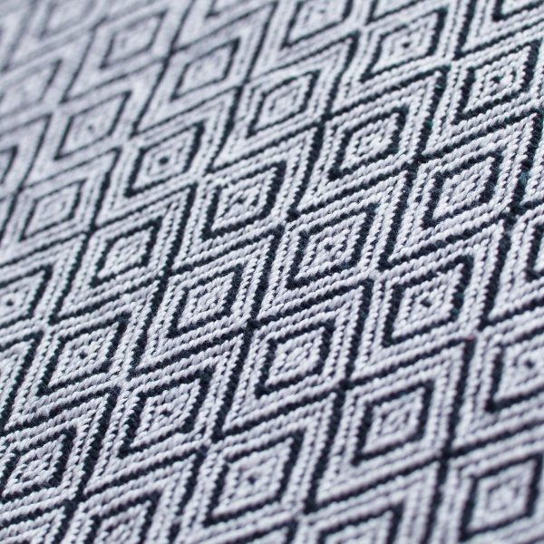img-9adc4116992fca10b530 Cotton Throw Blanket Navy Double Diamond