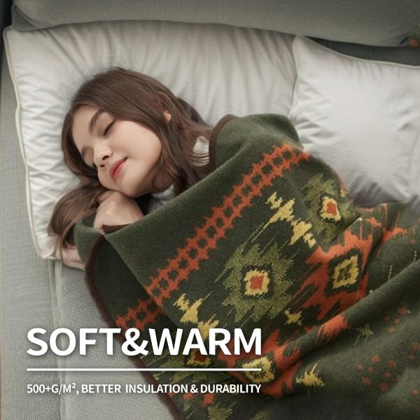 Merino Wool Camping Blanket