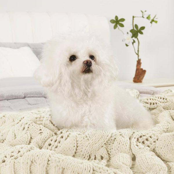 Chunky Knit Chenille Throw Blanket