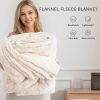 3D Checkered Fleece Throw Blanket