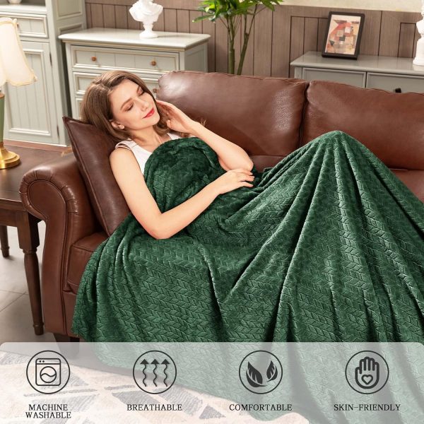 img-b9ec9c44b0ed77c6469d Fleece Throw Blanket Green