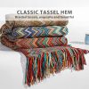 img-d226af148d9f239662c2 Knitted Throw Blanket with Tassels