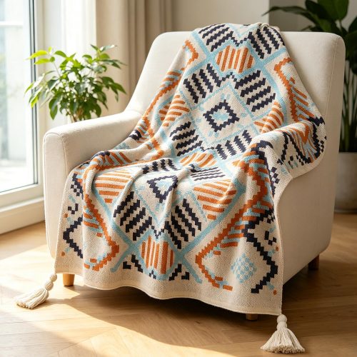 Nordic Fleece Throw Blanket