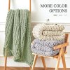 Chunky Knit Throw Blanket