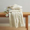 Chunky Knit Chenille Throw Blanket