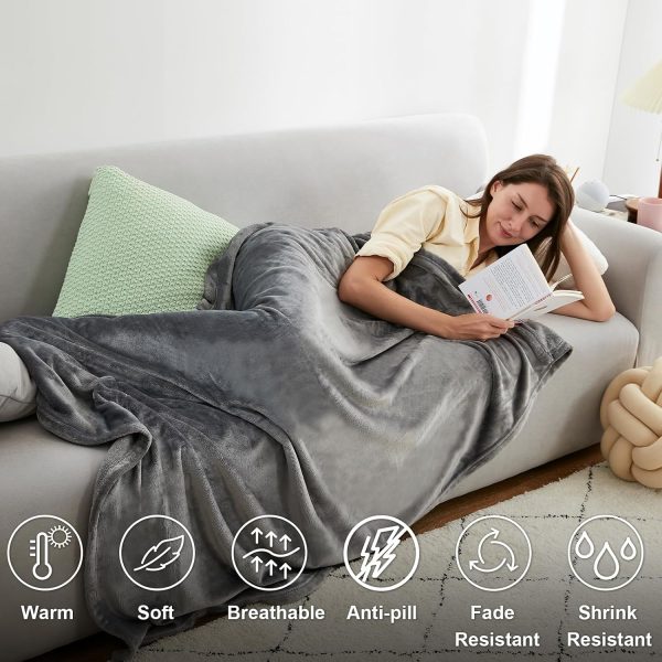 Grey Fleece Blanket