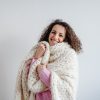 Premium Merino Wool Throw Blanket — 130 × 180 cm