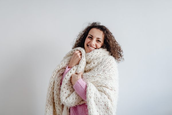 Premium Merino Wool Throw Blanket — 130 × 180 cm