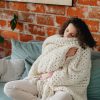 Premium Merino Wool Throw Blanket — 130 × 180 cm