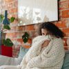 Premium Merino Wool Throw Blanket — 130 × 180 cm